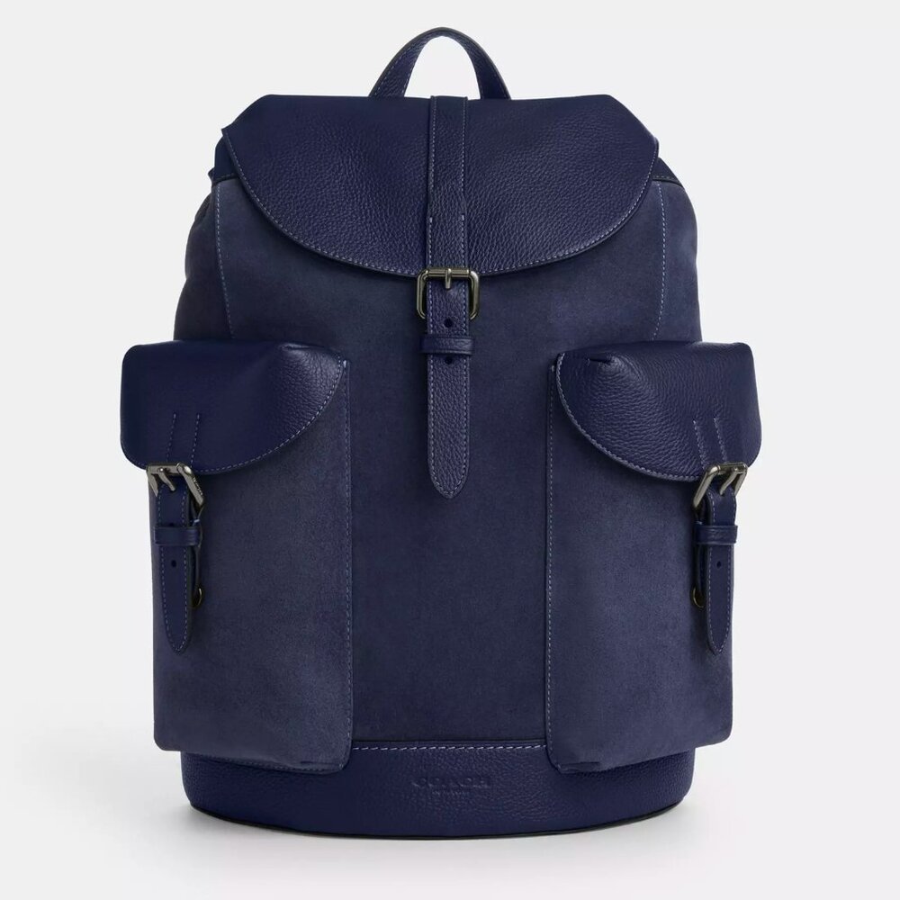NWT Coach CW219 Warner Backpack In Suede *SEALED*